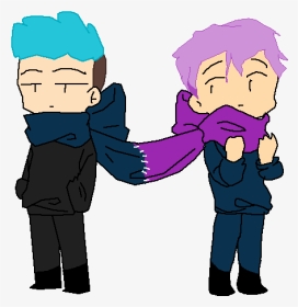 Collab With Me And My Brother - Cartoon, HD Png Download, Transparent PNG