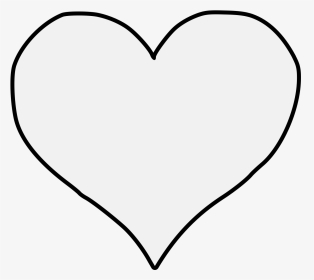 White Love Heart Vector, HD Png Download, Transparent PNG