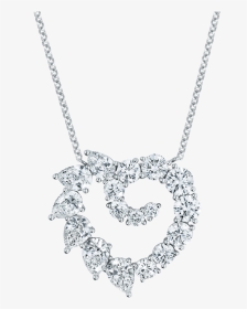 Open Cluster By Harry Winston, Large Heart Diamond - Pendant, HD Png Download, Transparent PNG