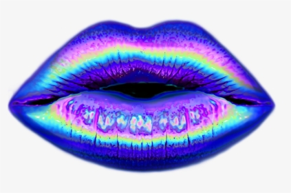 #lips #holographic #aesthetic #background #color #dream - Mascara, HD Png Download, Transparent PNG