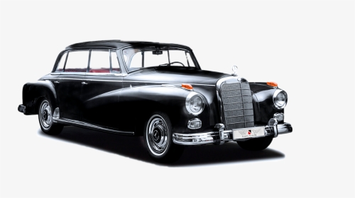 1960 Mercedes 300d Adenauer Front - Antique Car, HD Png Download, Transparent PNG