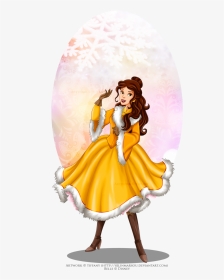 Disney Princess Belle Winter, HD Png Download, Transparent PNG