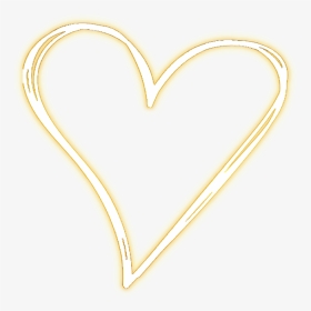 #neon #неон #heart #love #valentinesday #inlove #frame - Heart, HD Png Download, Transparent PNG