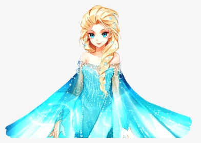Frozen Elsa Anime Version, HD Png Download , Transparent Png Image - PNGitem