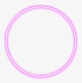 #geometric #round #neon #border #frame #freetoedit - Circle, HD Png Download, Transparent PNG
