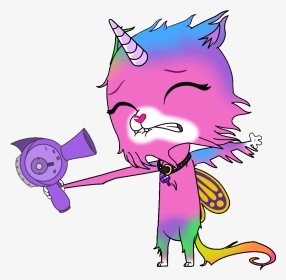 Rainbow Butterfly Unicorn Kitty Hair, HD Png Download, Transparent PNG
