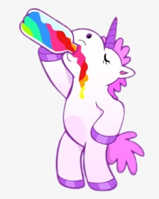 #unicorn #kawaii #rainbow #unicornio #arcoiris - Unicornio Kawaii Png, Transparent Png, Transparent PNG