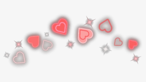 #red #hearts #heart #heartcrown #crown #asthetic #asthetics - Heart, HD Png Download, Transparent PNG