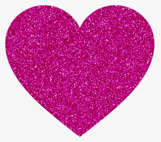 Purple Glitter Heart Png By Carlyflower On Deviantart - Glitter Heart Transparent Background, Png Download, Transparent PNG