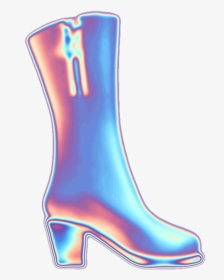 #holo #holographic #emoji #aesthetic #boot #freetoedit - Rain Boot, HD Png Download, Transparent PNG