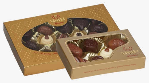 Gold Transparent Gift Boxes - Chocolate Truffle, HD Png Download, Transparent PNG