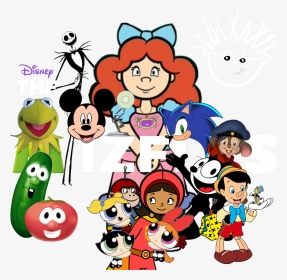 Disney The Mizfits Logo Title - Veggie Tales, HD Png Download, Transparent PNG