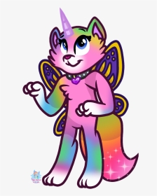 Rainbow Butterfly Unicorn Kitty, HD Png Download, Transparent PNG