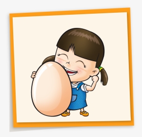 Picture Transparent Muscles Clipart Healthy Boy - Boy Eating Eggs Clipart, HD Png Download, Transparent PNG
