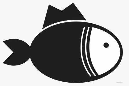 Silhouette Fish Clipart Graphic Freeuse Fish Silhouette - Balık Vektörel Png, Transparent Png, Transparent PNG