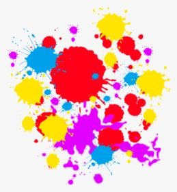 Colorful Paint Splatter Transparent, HD Png Download, Transparent PNG