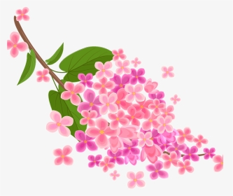 Pink Floral Design Vector, HD Png Download, Transparent PNG