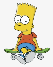 #skate Bar Simpson - Bart Simpson No Background, HD Png Download, Transparent PNG