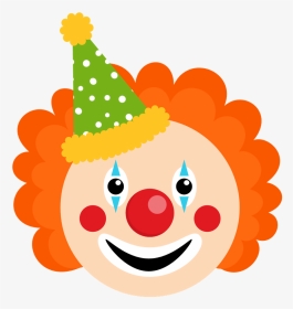 Cute Clown Face Clipart, HD Png Download, Transparent PNG