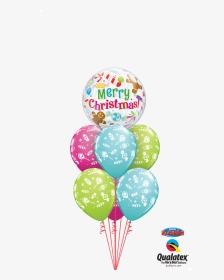 Merry Christmas Bubble - Merry Christmas Balloons, HD Png Download, Transparent PNG