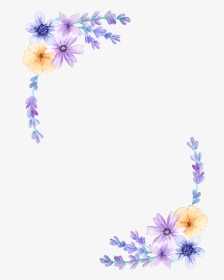 #ftestickers #background #frame #edging #corners #flowers - Beautiful Background For Word, HD Png Download, Transparent PNG