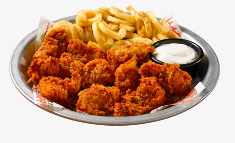 Buffalo Chicken Wings With Fries, HD Png Download, Transparent PNG