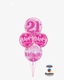 Pink 21st Birthday - Pink Happy 21st Birthday, HD Png Download, Transparent PNG