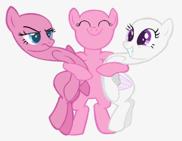 Mlp Three Ponies Base, HD Png Download, Transparent PNG