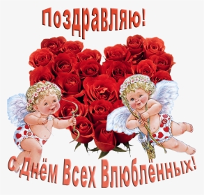 Прикольные Картинки День Святого Валентина - Rose Flowers, HD Png Download, Transparent PNG