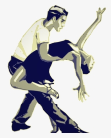 #ftestickers #dance #couple #boy #girl - Salsa Dance Drawing, HD Png Download, Transparent PNG