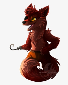 Foxy The Pirate Fox By Goldennove - Cute Five Nights At Freddy, HD Png Download, Transparent PNG