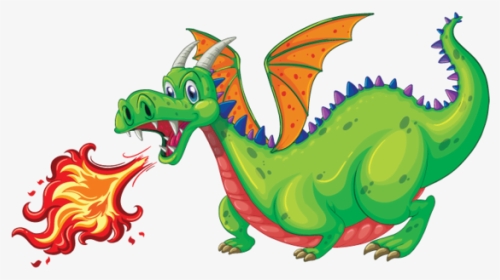 Fire Breathing Dragon Clipart, HD Png Download, Transparent PNG