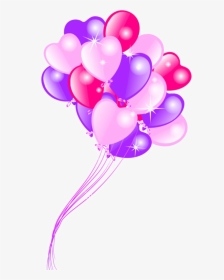 Birthday Pink Balloons Png, Transparent Png, Transparent PNG