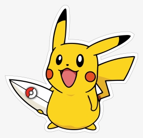 Image Of Pikachu Surf - Sun And Moon Pokemon Colouring Pages, HD Png Download, Transparent PNG