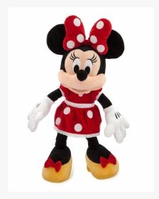Disney Minnie Mouse Red Pluche Large - Minnie Mouse Stuffed Toy, HD Png Download, Transparent PNG