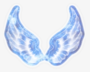 #blue #wings #neon #wing #swirl #spirals, HD Png Download, Transparent PNG