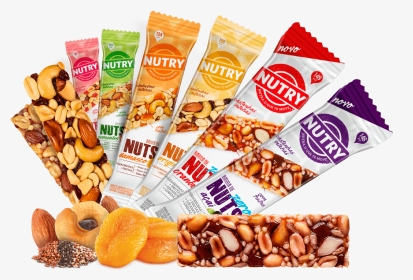 Nutry - Nuts - Barra De Cereal Nutry Nuts, HD Png Download, Transparent PNG