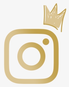 Logo Instagram Dorado Png, Transparent Png, Transparent PNG
