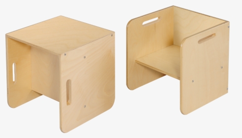 Birch Plywood Children S Function Chair & Table - Storage Chest, HD Png Download, Transparent PNG