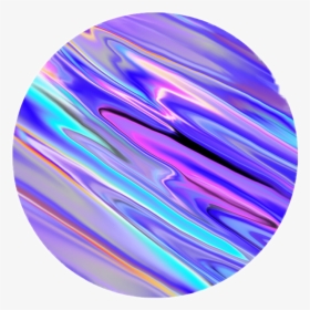 #rainbowlines #galaxystar #circle #glitter #glitch - Sphere, HD Png Download, Transparent PNG