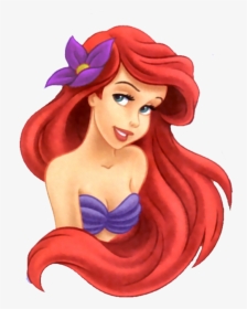 Disney Princess Ariel Head, HD Png Download, Transparent PNG