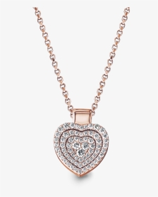 Shimansky Starlight Heart Shape Diamond Pendant - Necklace, HD Png Download, Transparent PNG