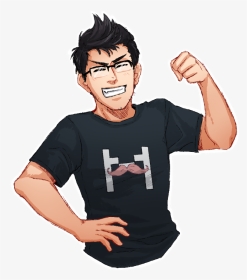Graphic Black And White Stock Markiploop By Owyn Sama - Markiplier, HD Png Download, Transparent PNG