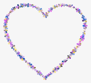Rainbow Heart Outline Png, Transparent Png, Transparent PNG
