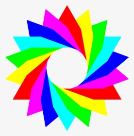 Transparent Leaf Circle Png - Circle Rainbow Clipart, Png Download, Transparent PNG