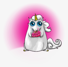 Happy Birthday Fat Unicorn, HD Png Download, Transparent PNG