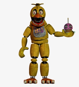 Withered Chica, HD Png Download, Transparent PNG