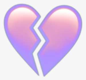 #emoji#pastel #heart#pink#brokenheart - Heart, HD Png Download, Transparent PNG