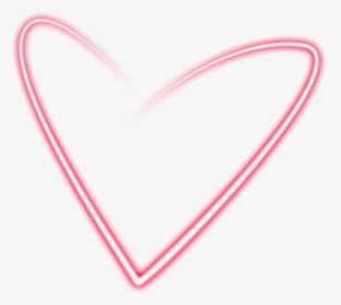 #love #heart #neon #light #pink #red - Heart, HD Png Download, Transparent PNG