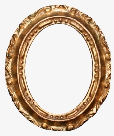 Round Gold Photo Frame, HD Png Download, Transparent PNG